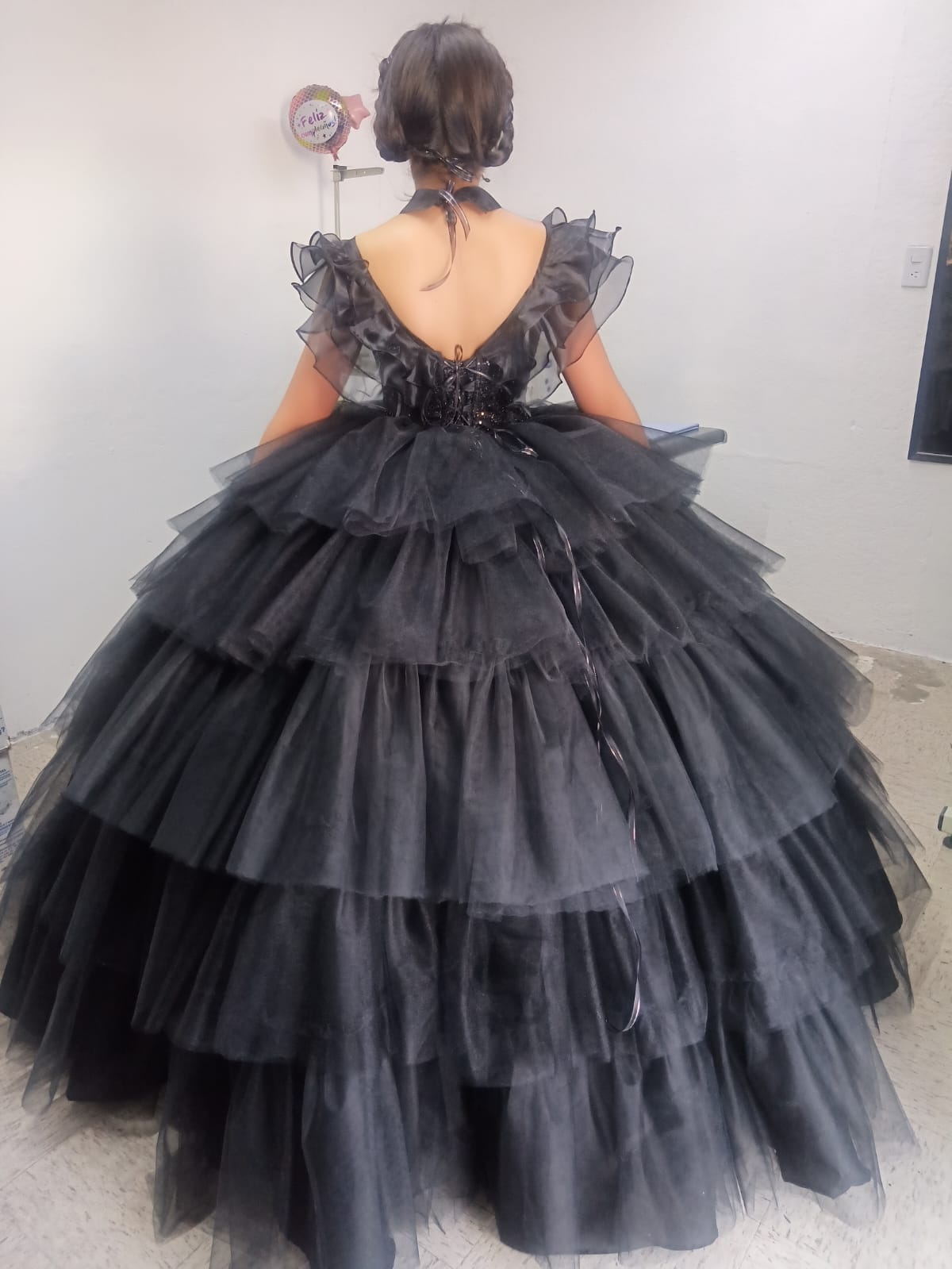 VESTIDO XV MERLINA ADDAMS - Image 2